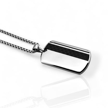 Dog Tag Pendant (Silver)