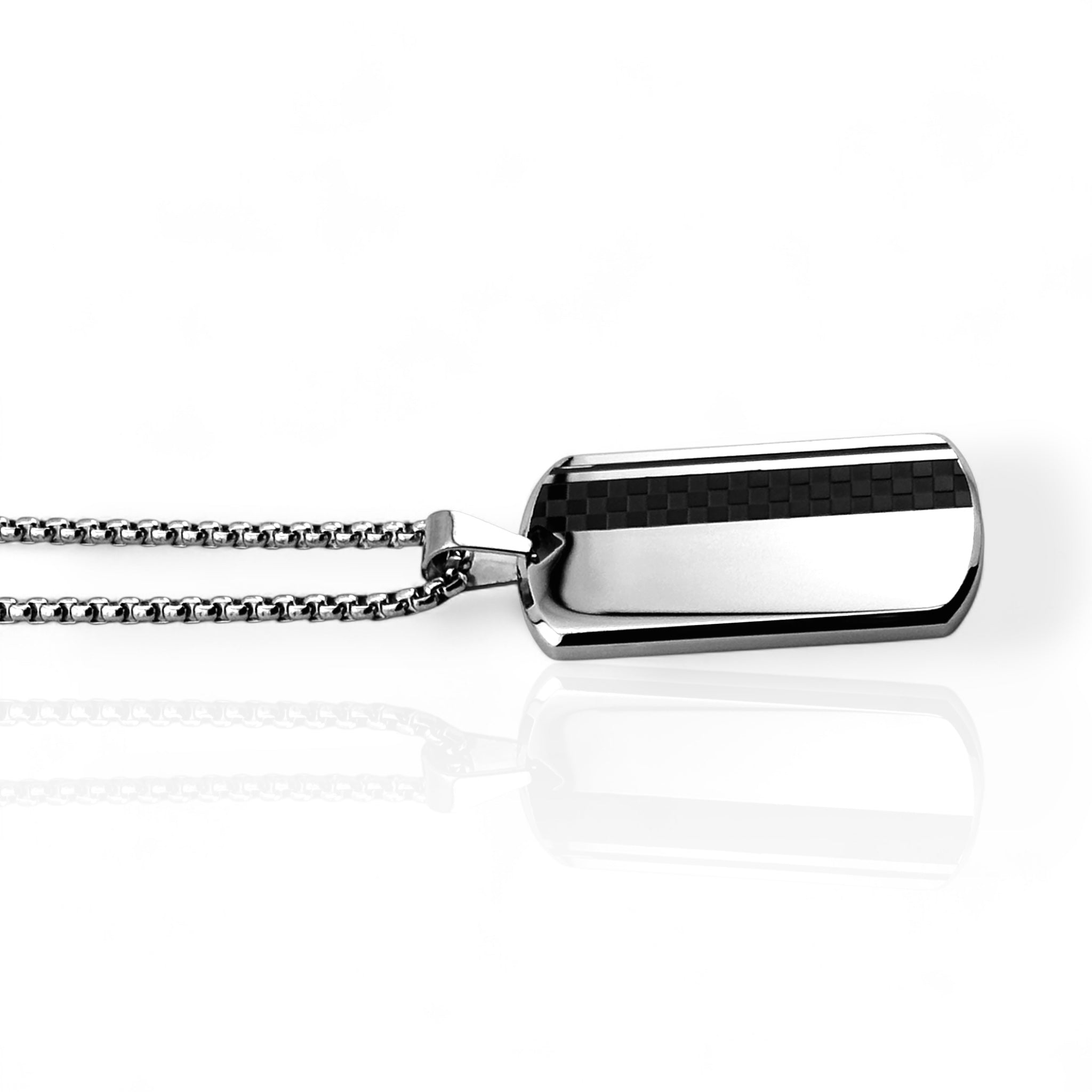 Dog Tag Pendant (Silver)