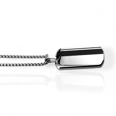 Dog Tag Pendant (Silver)