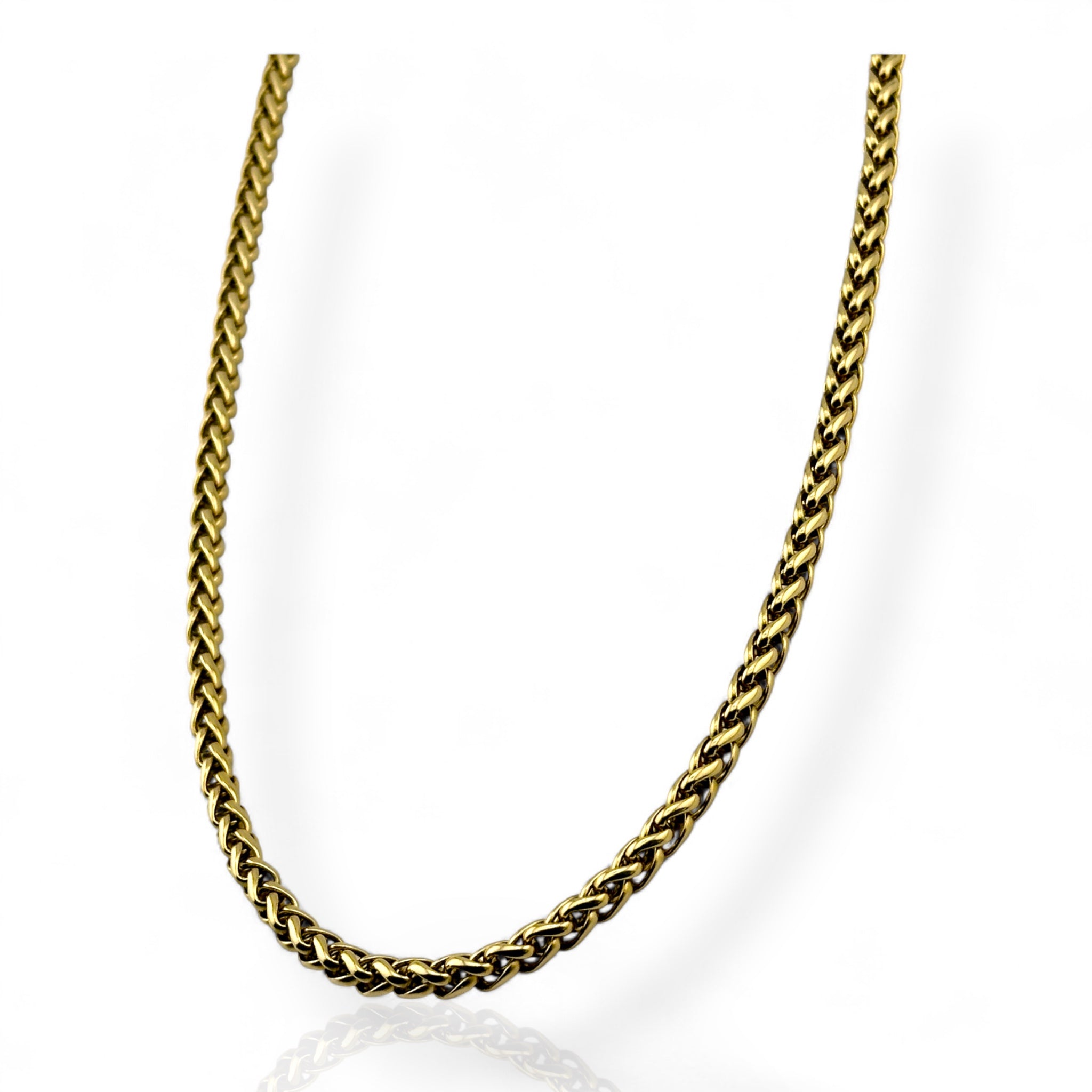 Wheat Gold 5mm Chain