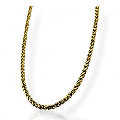Wheat Gold 5mm Chain