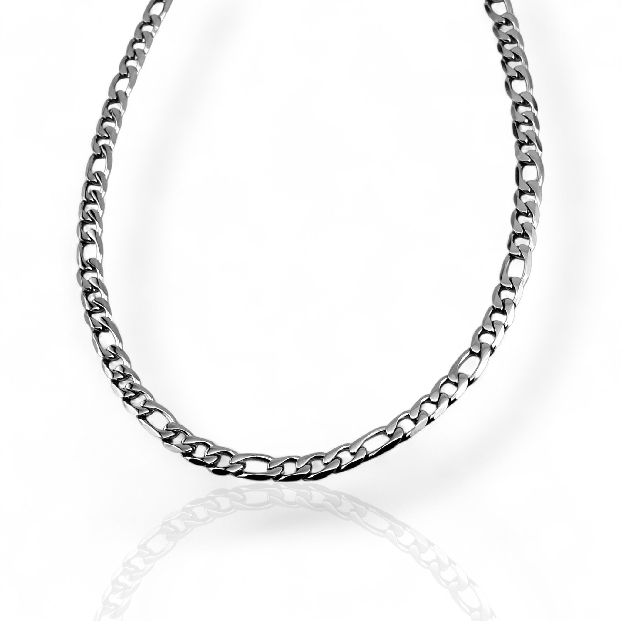 Figaro Silver 8mm Chain