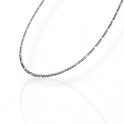 Figaro Silver 3mm Chain