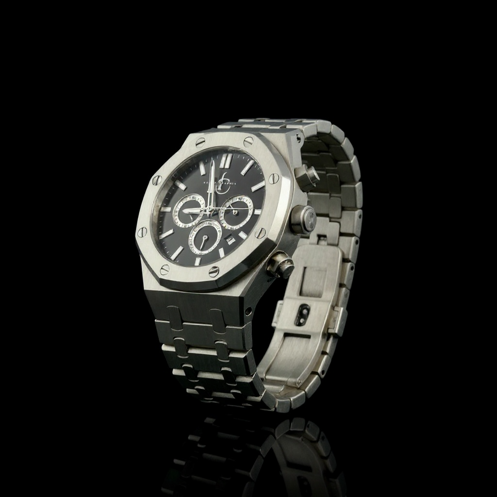 Hayes Carroll Classic Chronograph Watch (Silver)