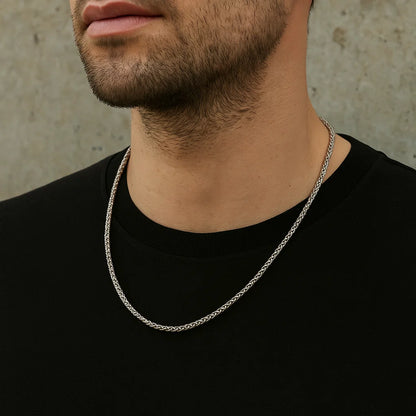 Wheat Silver 5mm Chain