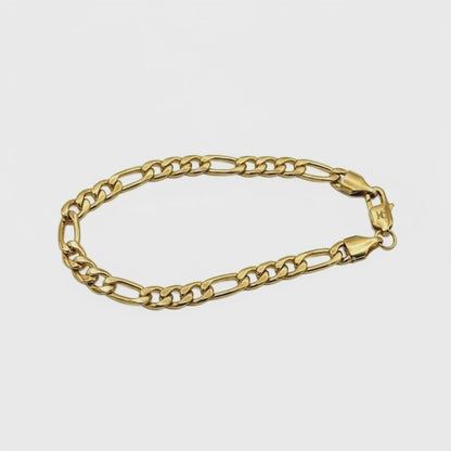 Figaro Gold 5mm Bracelet