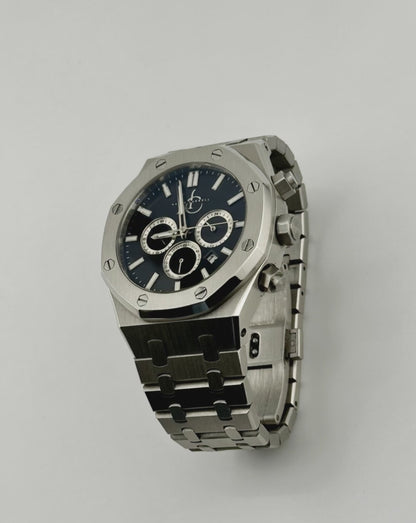 Hayes Carroll Classic Chronograph Watch (Silver)
