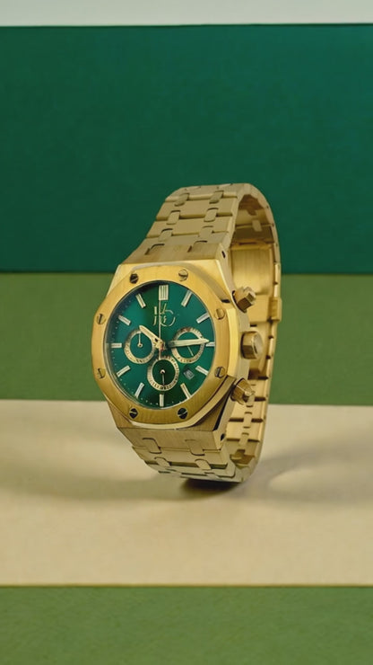 Hayes Carroll Classic Chronograph Watch (Gold)